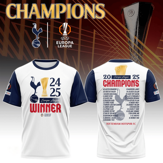 TOT Europa League 2025 Champions 3D Shirt V21 NDD