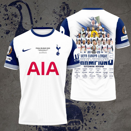 TOT Europa League 2025 Champions 3D Shirt V22 NDD