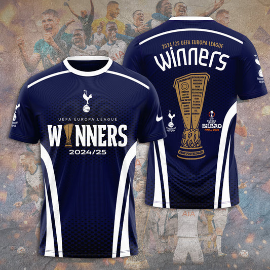 TOT Europa League 2025 Champions 3D Shirt V24 NDD