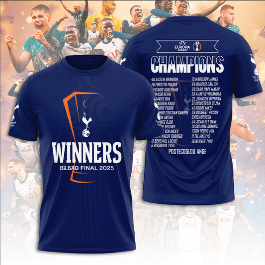 TOT Europa League 2025 Champions 3D Shirt V3 NDD
