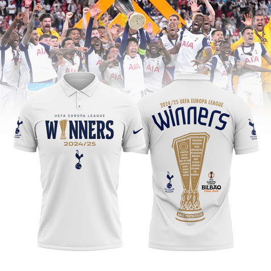 TOT Europa League 2025 Winners Polo Shirt V3 NDD