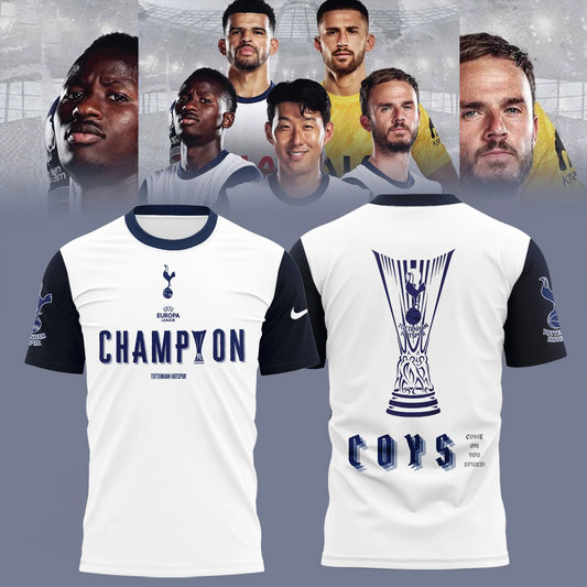 TOT Europa League Champion 3D Shirt V5 NDD