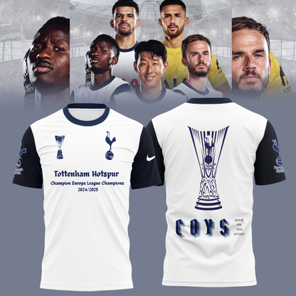 TOT UEFA Europa League Champion 2025 Shirt DDTCTND