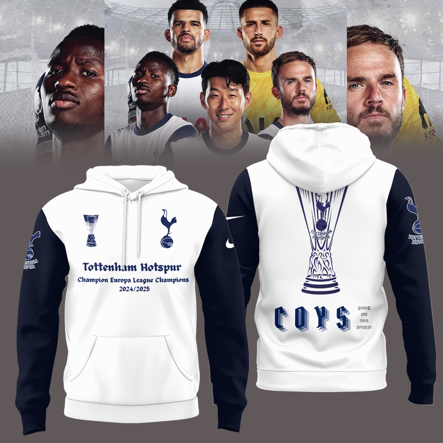 TOT UEFA Europa League Champion 2025 Shirt DDTCTND