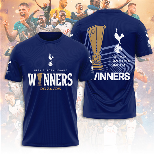 TOT UEFA Europa League Champion 2025 V10 Shirt DDTCTND