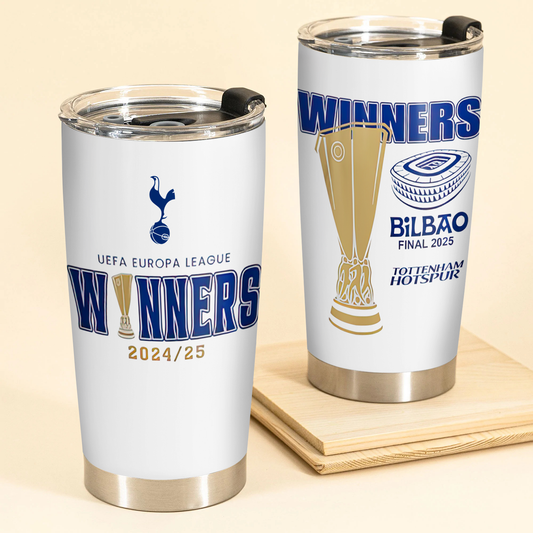 TOT UEFA Europa League Champion 2025 V10 Tumbler DDTCTND