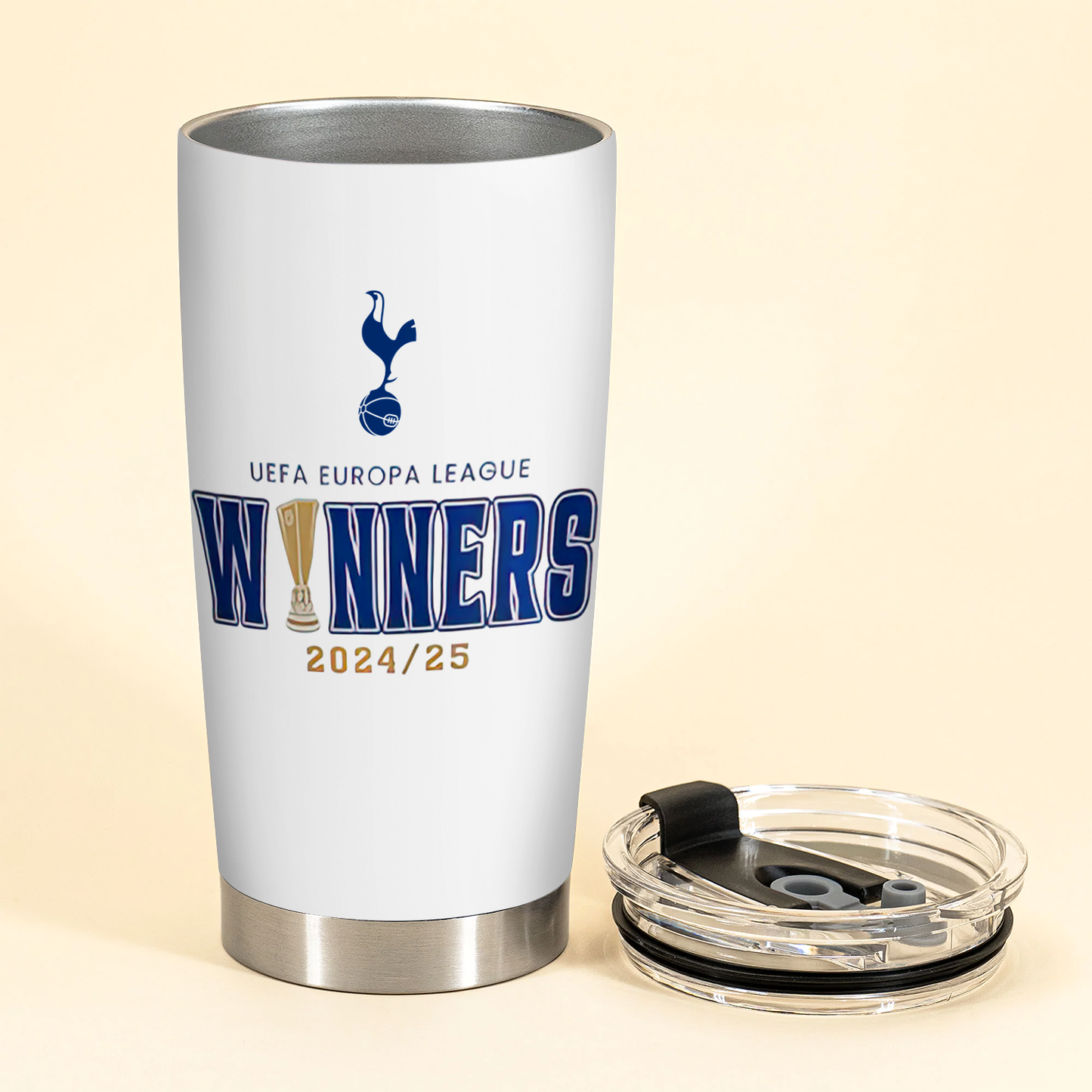 TOT UEFA Europa League Champion 2025 V10 Tumbler DDTCTND