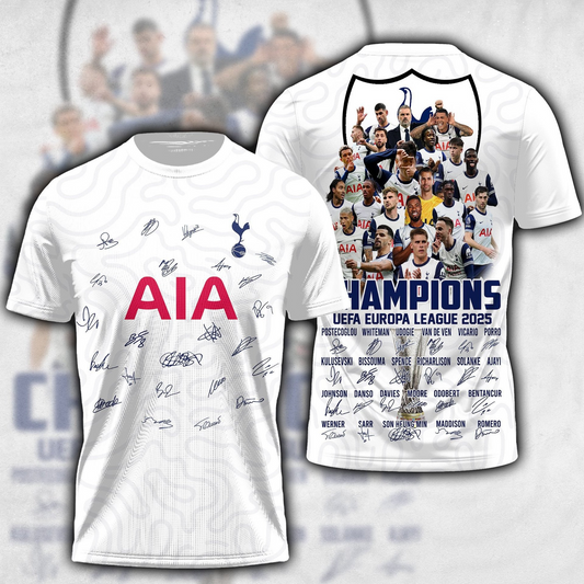 TOT UEFA Europa League Champion 2025 V17 Shirt DDTTTV