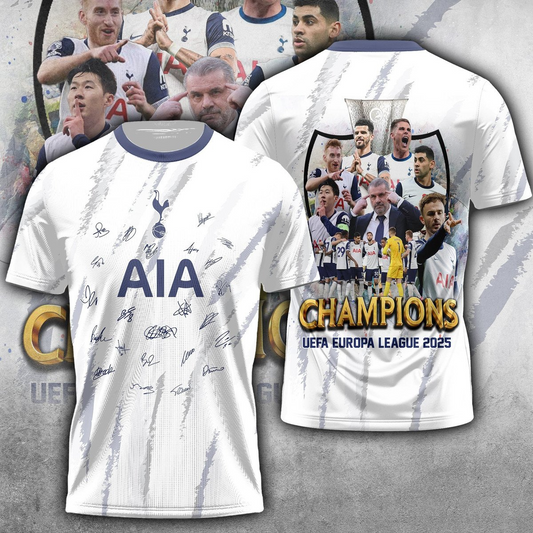 TOT UEFA Europa League Champion 2025 V18 Shirt DDTTTV