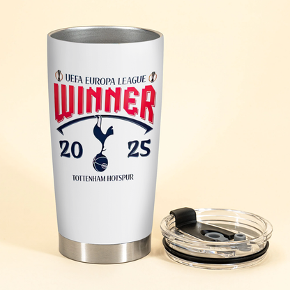TOT UEFA Europa League Champion 2025 V22 Tumbler DDTCTND