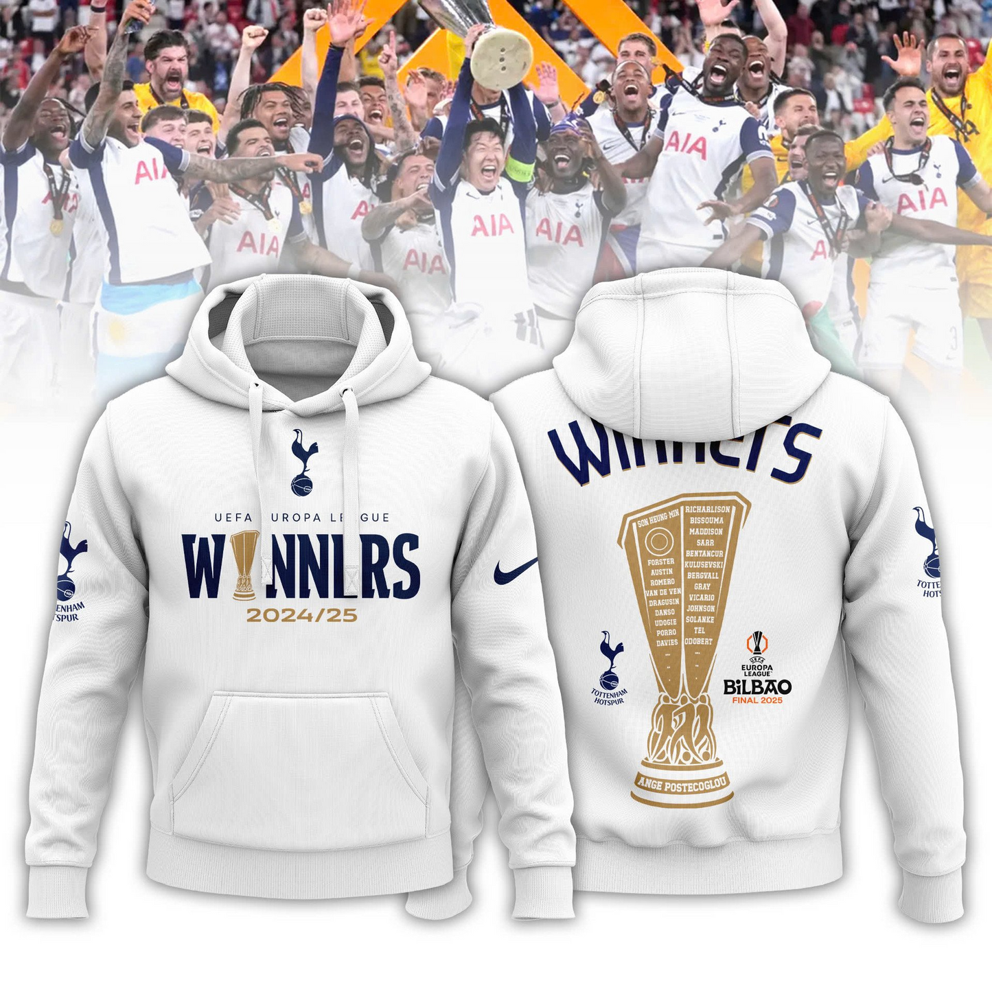 TOT UEFA Europa League Champion 2025 V23 Shirt DDTTTV