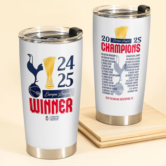 TOT UEFA Europa League Champion 2025 V23 Tumbler DDTCTND