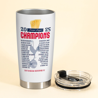 TOT UEFA Europa League Champion 2025 V23 Tumbler DDTCTND