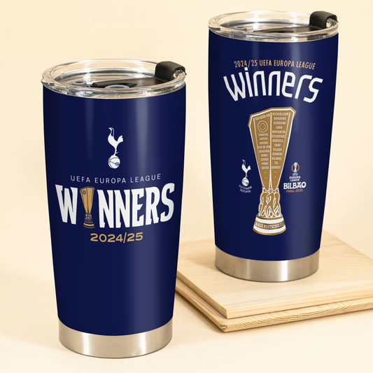 TOT UEFA Europa League Champion 2025 V24 Tumbler DDTCTND