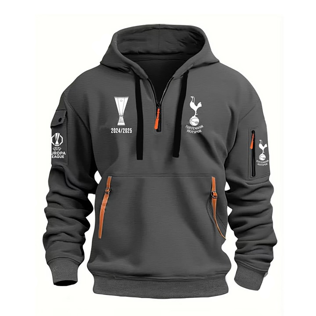 TOT UEFA Europa League Champion 2025 V2 Zipper Hoodie DDTCTND