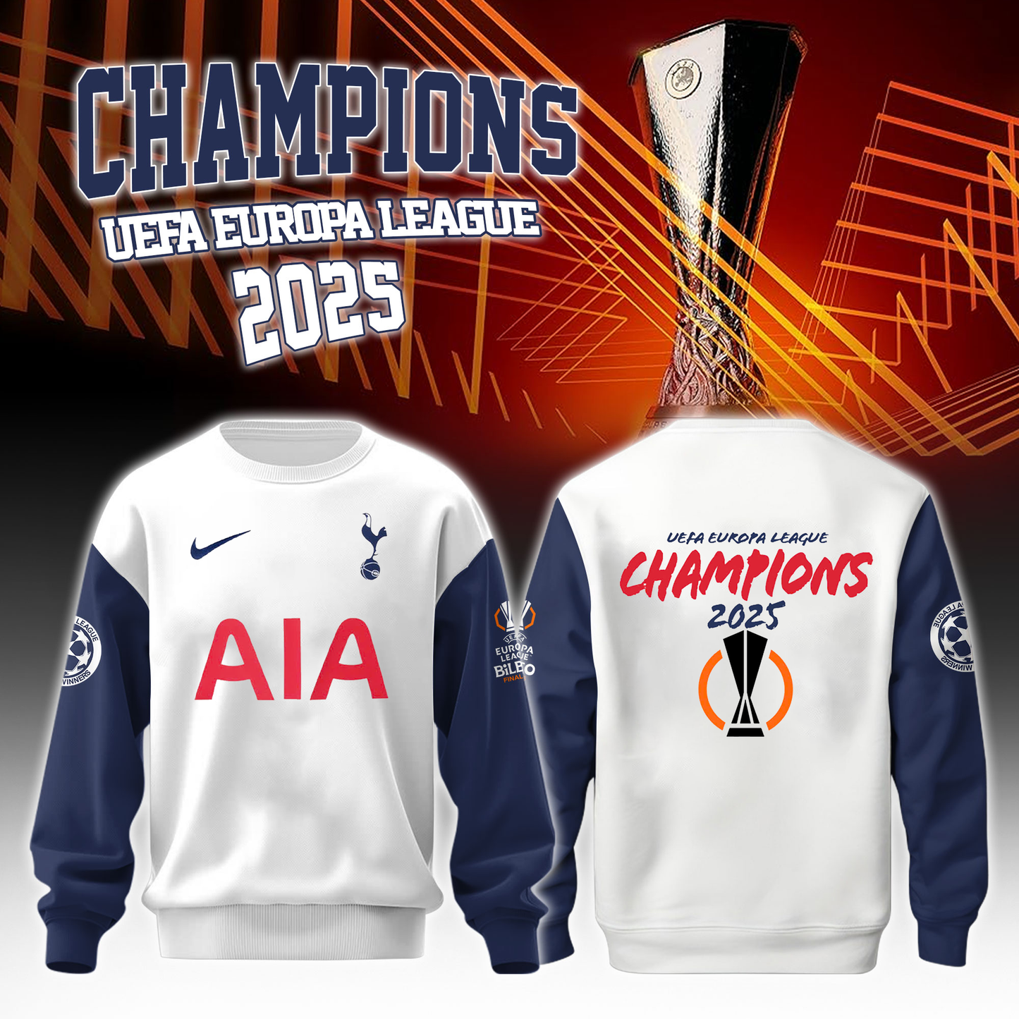 TOT UEFA Europa League Champion 2025 V6 Shirt DDTTTV