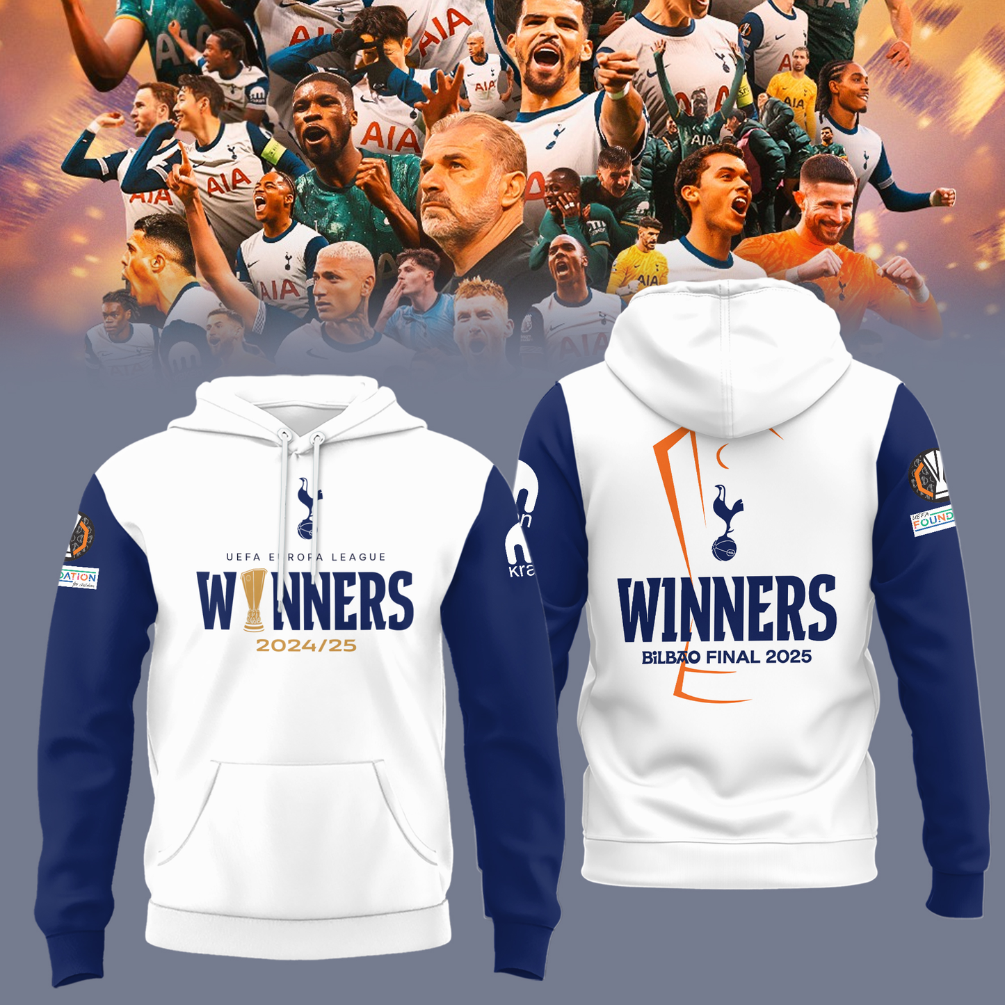 TOT UEFA Europa League Champion 2025 V7 Shirt DDTCTND