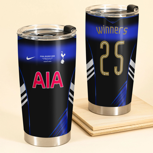 TOT UEFA Europa League Champion 2025 V7 Tumbler DDTCTND