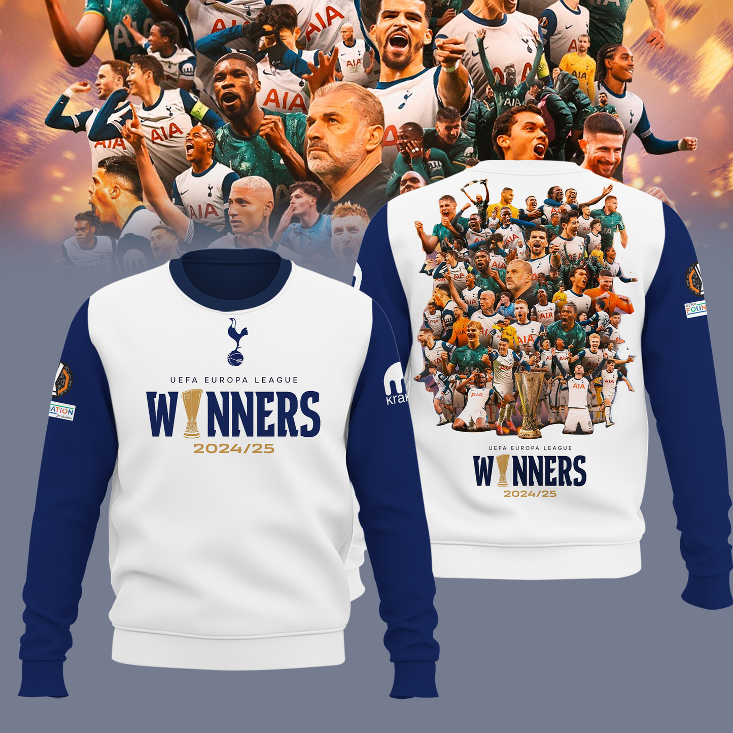 TOT UEFA Europa League Champion 2025 V8 Shirt DDTCTND