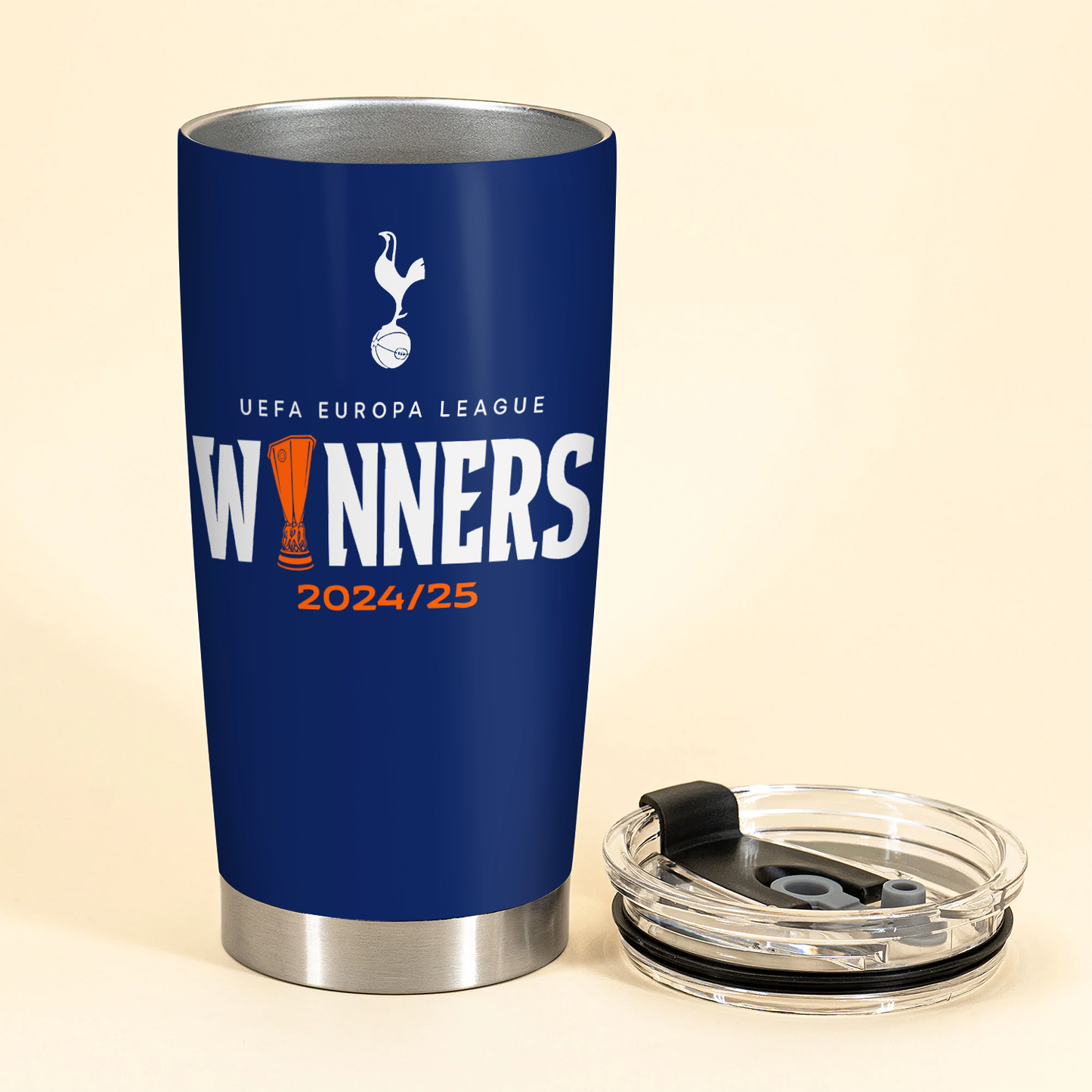 TOT UEFA Europa League Champion 2025 V9 Tumbler DDTCTND