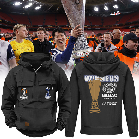 TOT CHAMPIONS UEFA EUROPA LEAGUE 2025 Quarter Zip Hoodie TM NTA V3