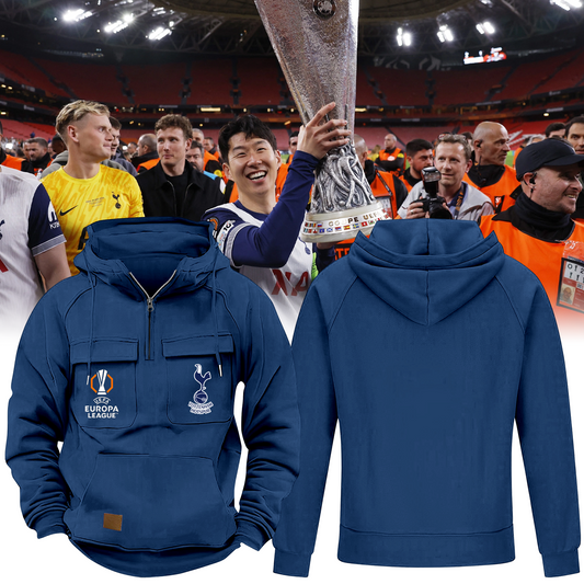 TOT CHAMPIONS UEFA EUROPA LEAGUE 2025 Quarter Zip Hoodie TM NTA V2