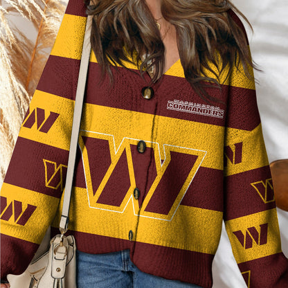 WAS x NFL Cardigan Sweatshirt With Button  DatND DVT