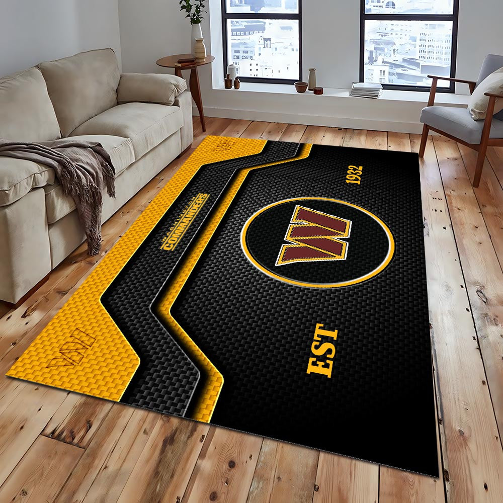 WAS x NFL Modern Sports Living Room Rug DatND DVT