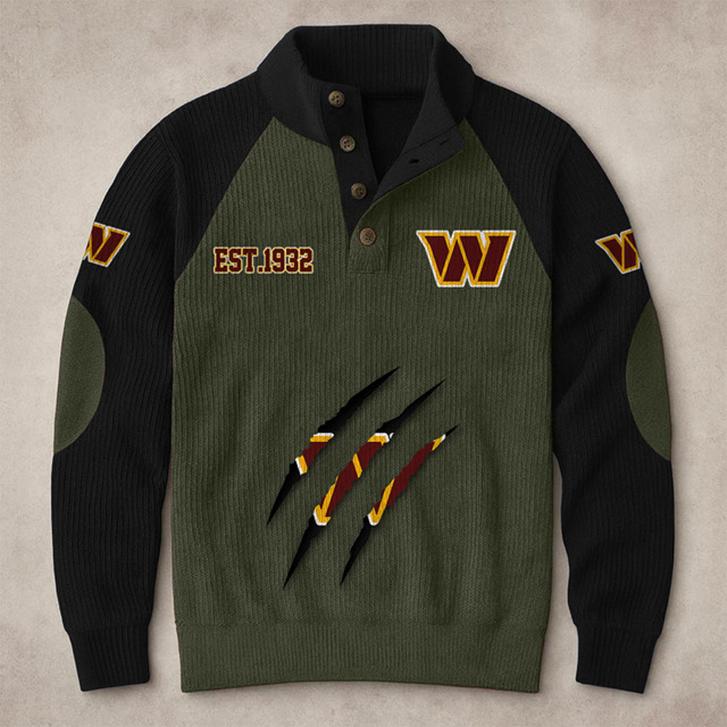 WAS X NFL corduroy colorblock long sleeves V1 NAK THUONGNH