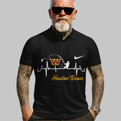 WC Premium NFL Fishing In My DNA Polo Shirt DDT CTND