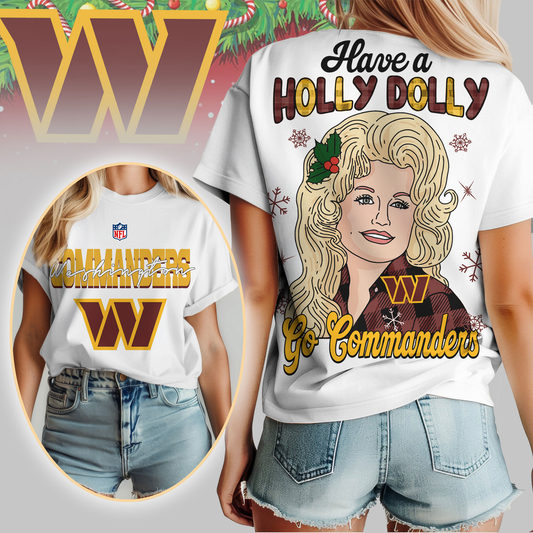 WC Premium NFL Have A Holly Dolly Women Shirt DDT CTND