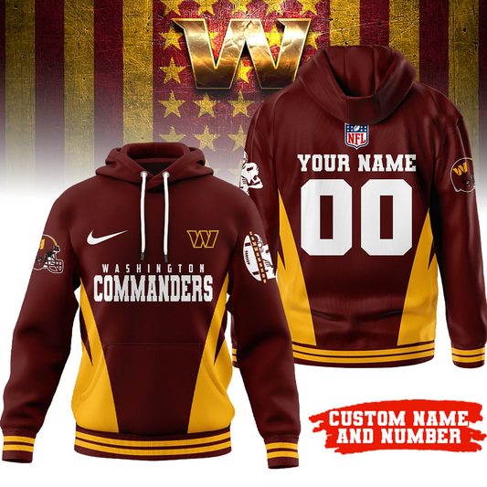WC Premium NFL Personalized Fan Hoodie DDT NTL
