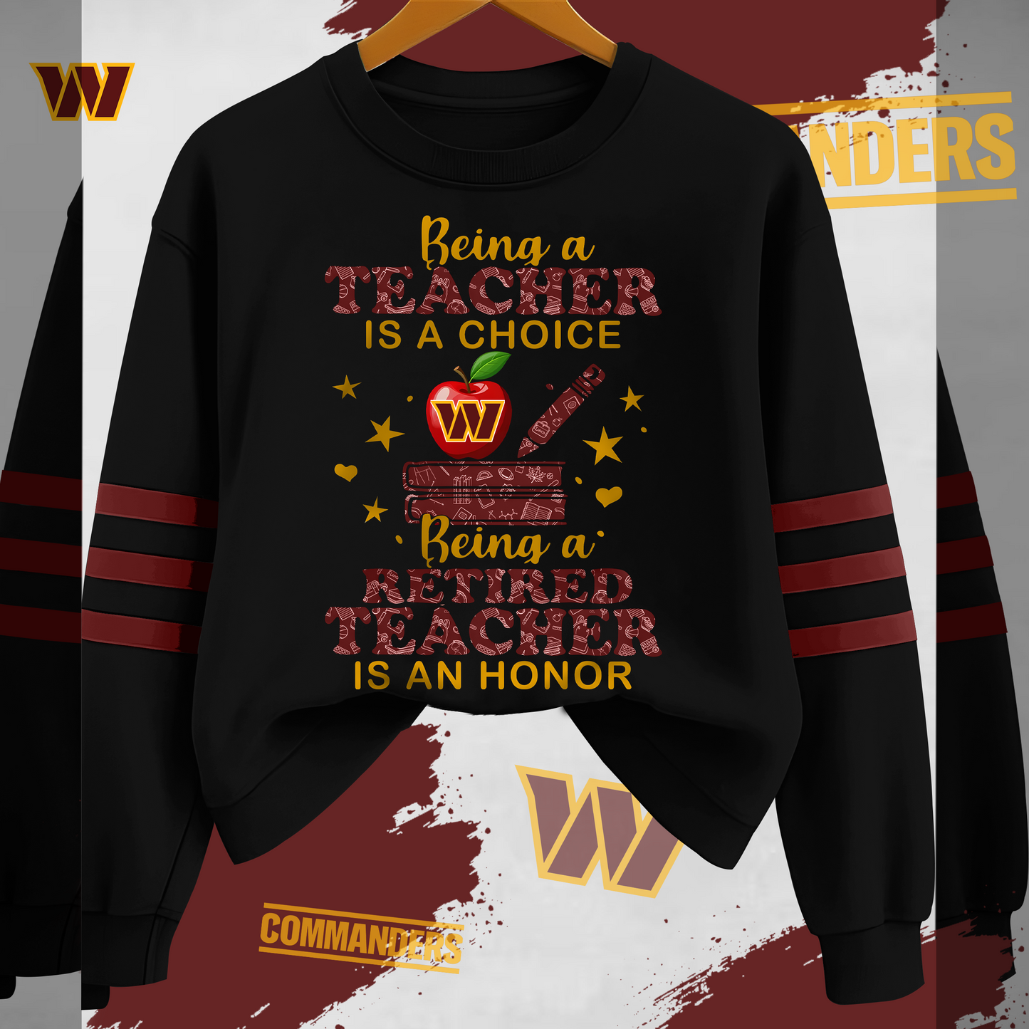 WC Premium NFL Teacher Honor 3D Sweatshirt DDT HLPHUONG