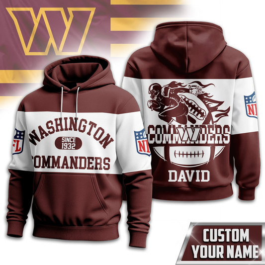 WC Premium NFL Touchdown Spirit Personalized Hoodie DDT CTND