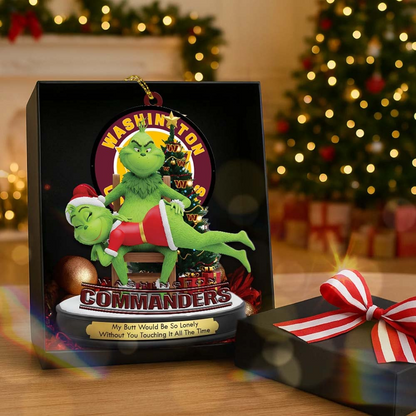 WC Premium NFL x Grinch Acrylic Ornament DDT NTL