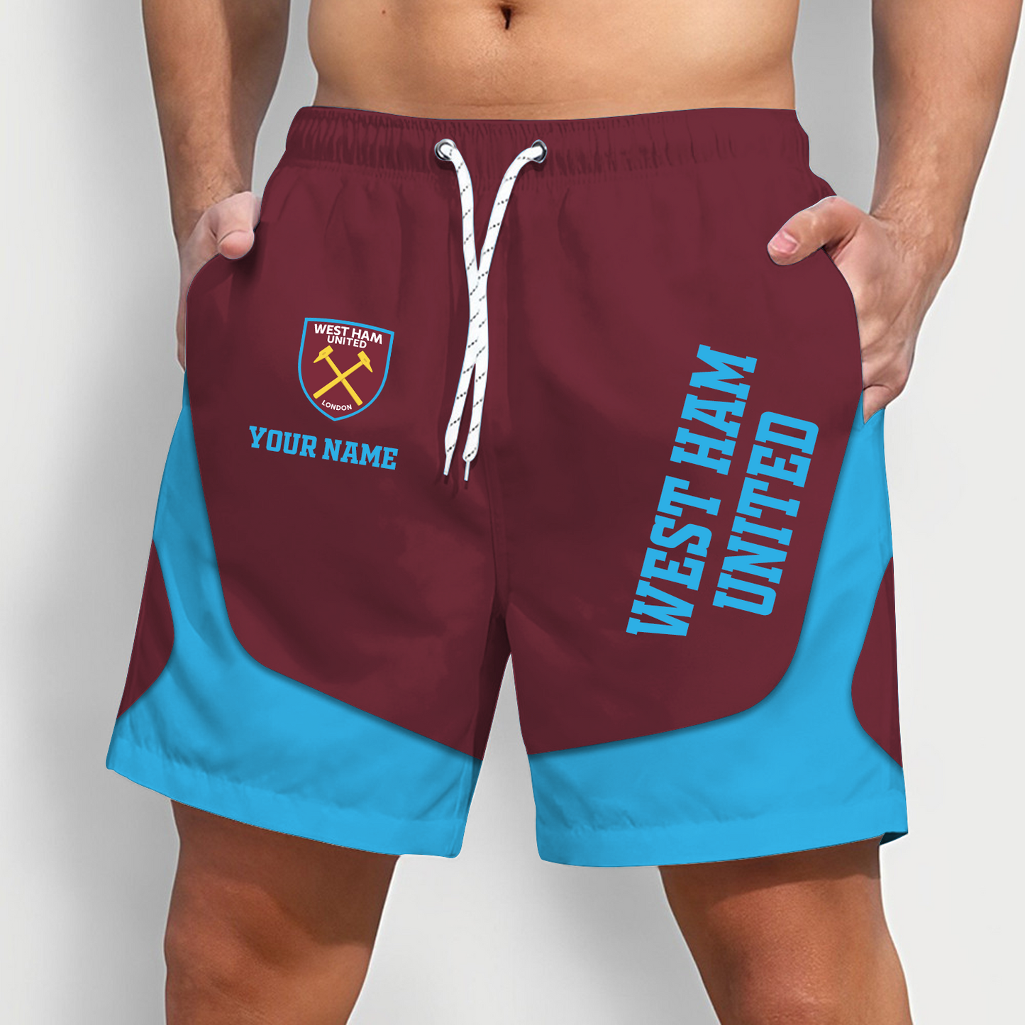 WES x EPL Team Special Short Pants For Men Custom Name Gifts DATND TANTD