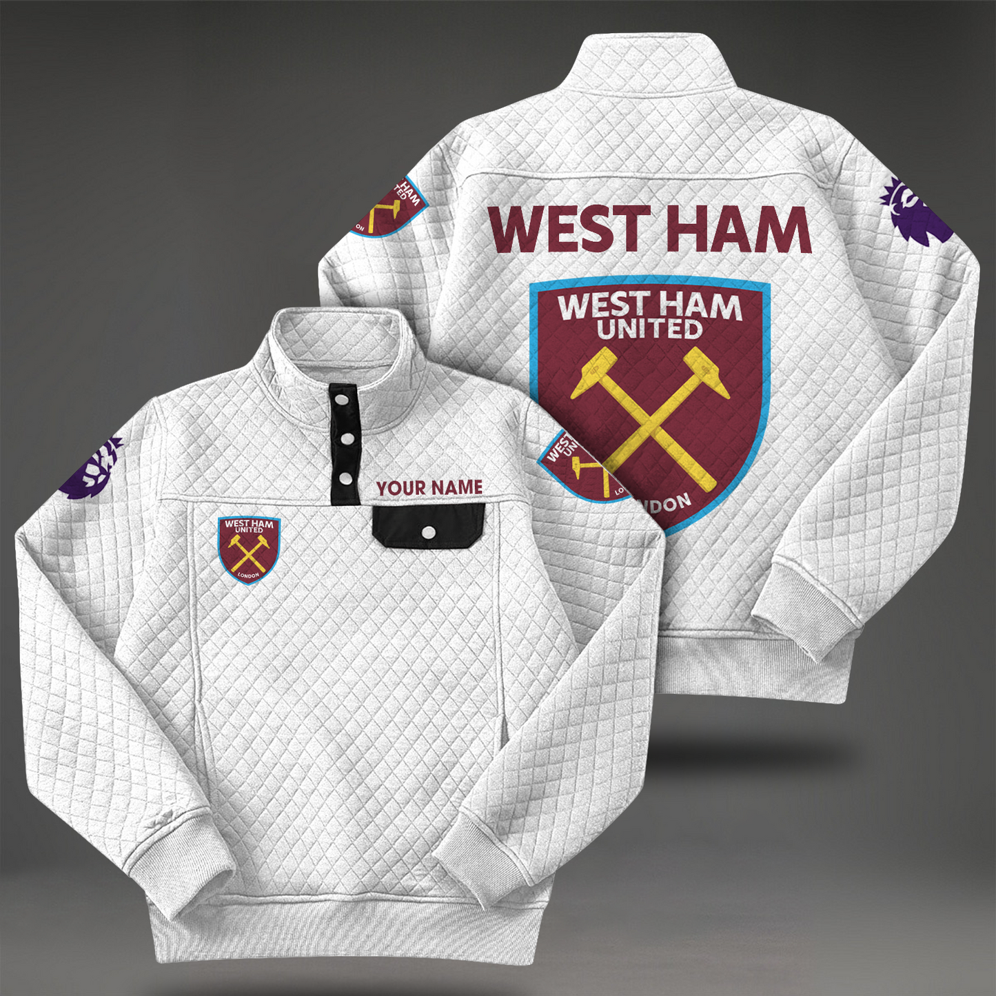 WHU x EPL Quilted Sweatshirt DatND DVT