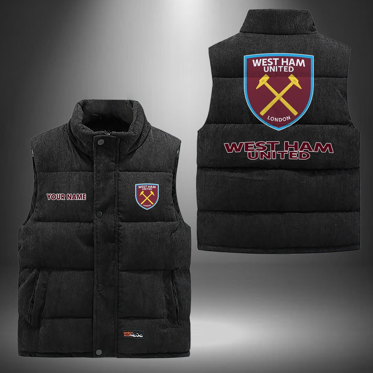WHU x EPL Vest Jacket Cotton Warm Sleeveless Coat DatND DVT