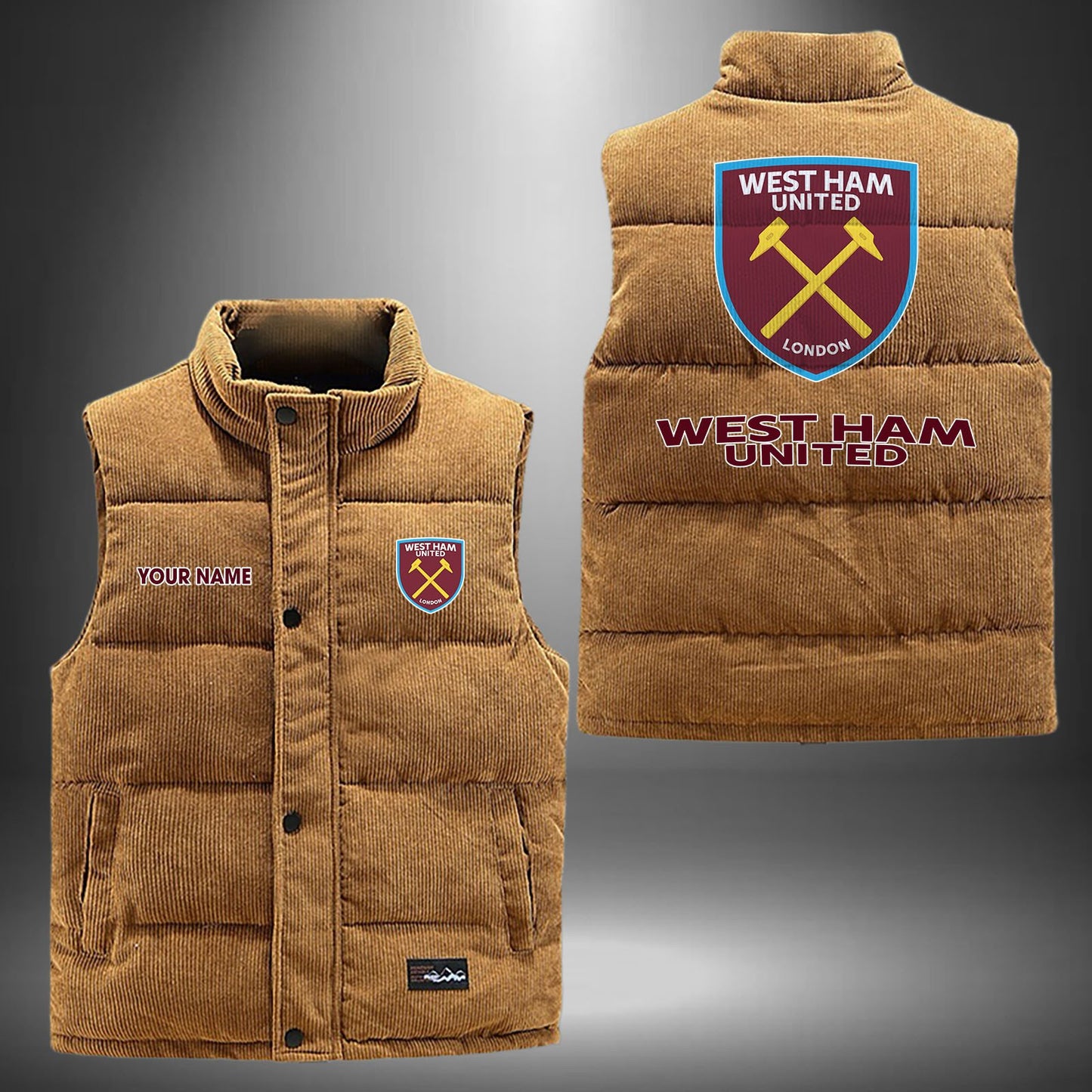 WHU x EPL Vest Jacket Cotton Warm Sleeveless Coat DatND DVT