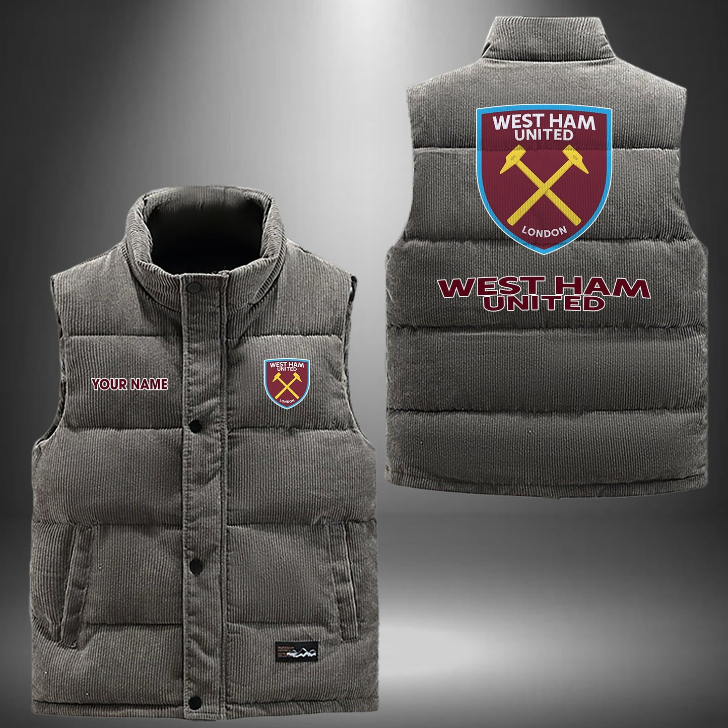 WHU x EPL Vest Jacket Cotton Warm Sleeveless Coat DatND DVT