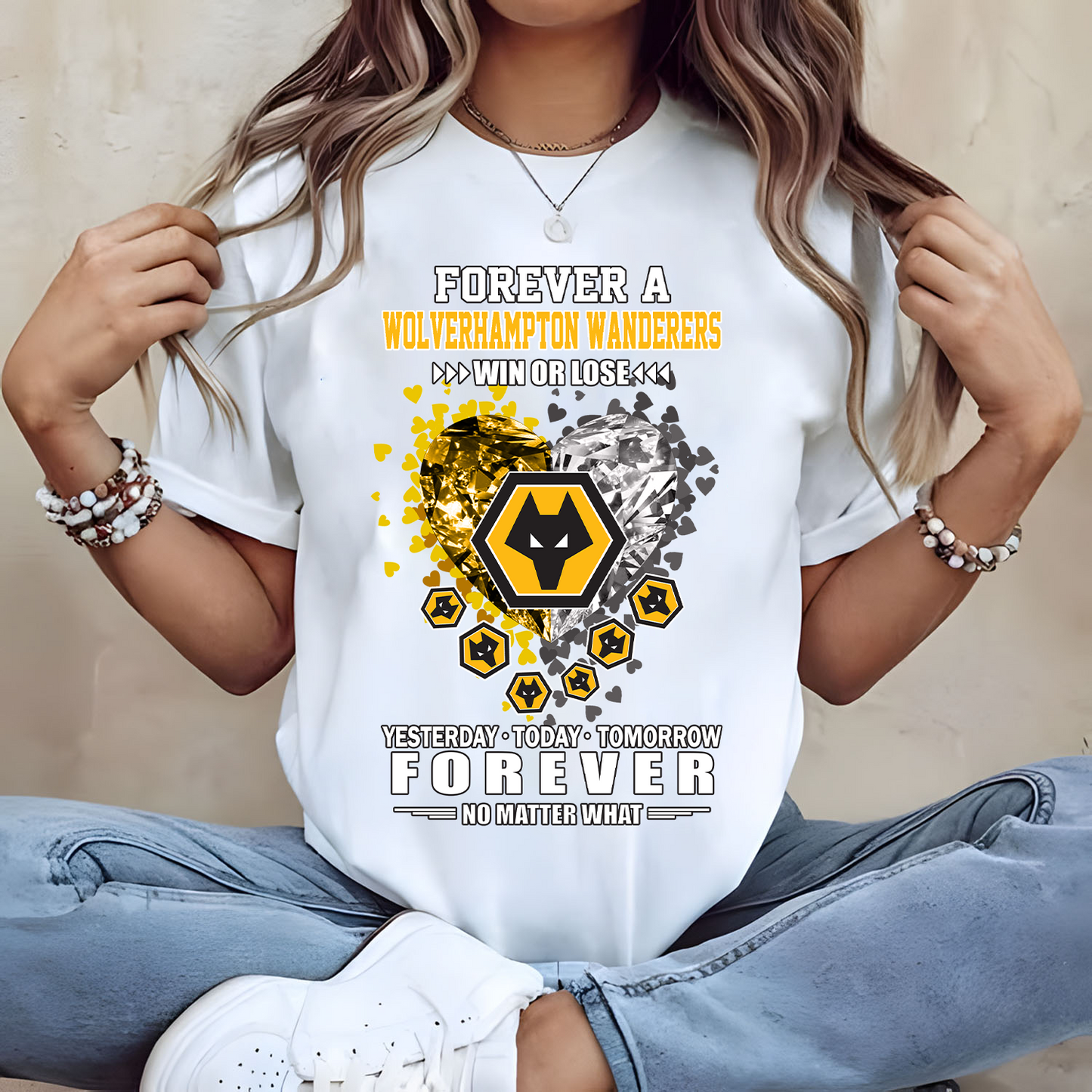 WOL Forever Win Or Lose Yesterday Today Tomorrow Forever No Matter What 2D Shirt DATND TANTD