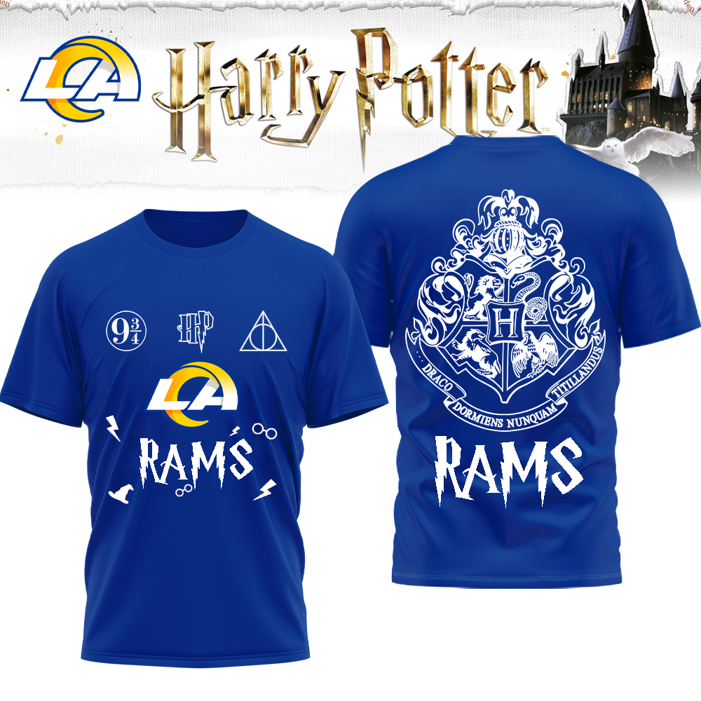 LAR Premium NFL x Harry Potter 3D Shirt DDT CTND