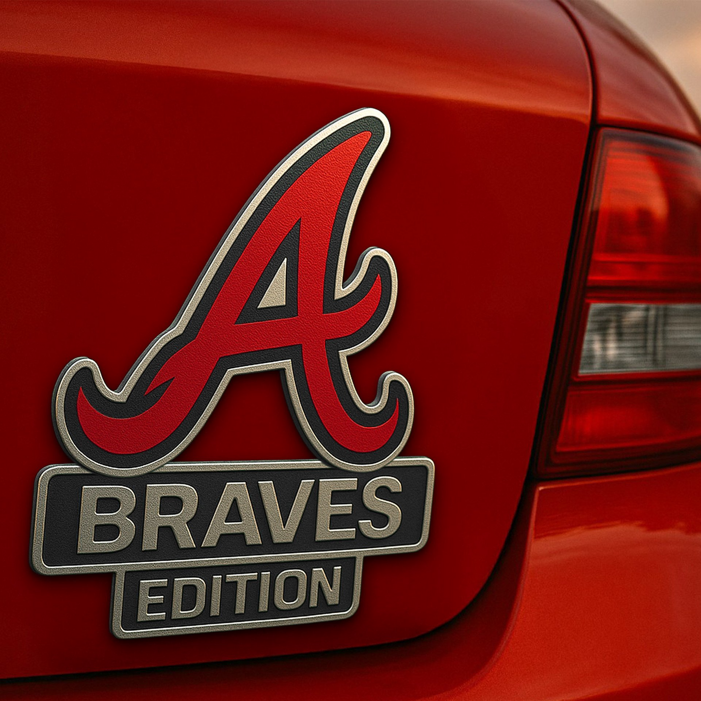 AB Premium 3D Car Name Badge DDT TTV