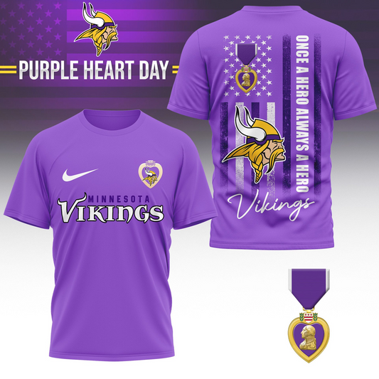 MV Premium National Purple Hear Day 3D Shirt DDT TTV