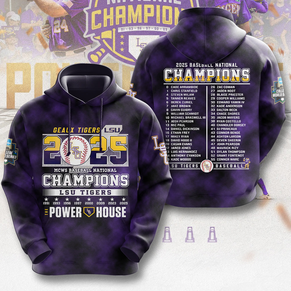 LSU Wins 2025 DI Baseball National Championship V63 Shirt DDT CTND