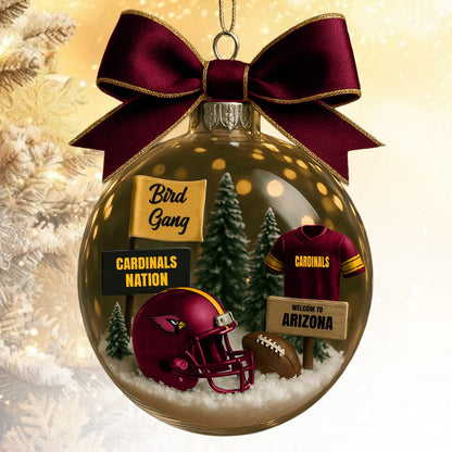 AC  NFL Acrylic Ball Ornament - Best Gift For Fans DDT CTND