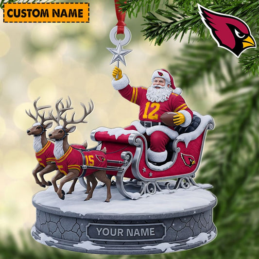 AC NFL Personalized Christmas Ornament Gift For Family DDTNTL