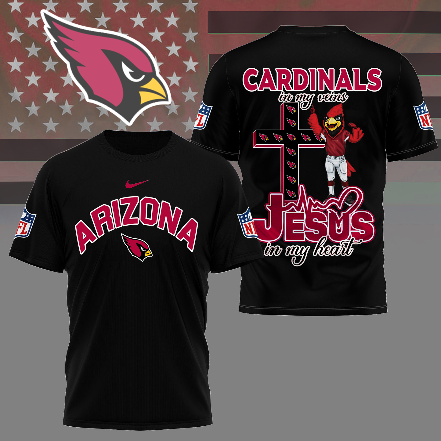 AC Premium Faith & Football 3D Shirt DDT TTV