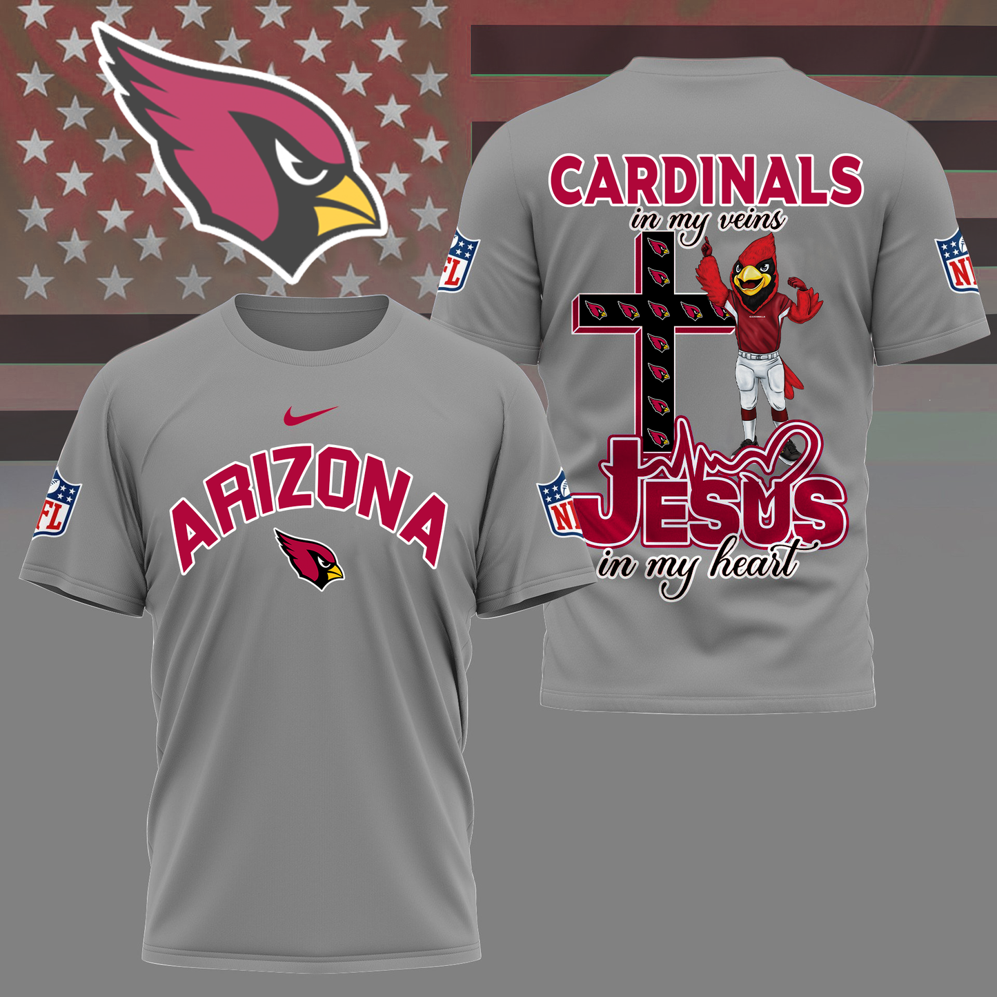 AC Premium Faith & Football 3D Shirt DDT TTV