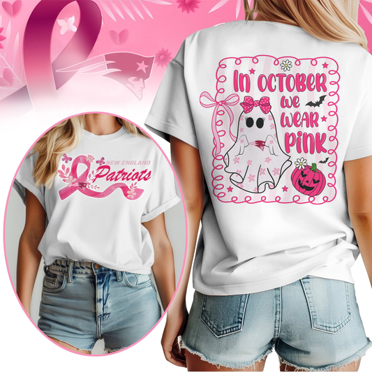 NFL NEP - In October We Wear Pink Shirt DDT NTL